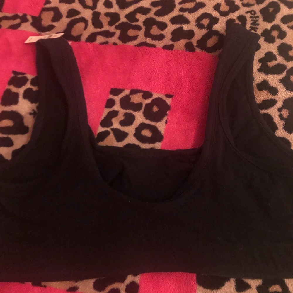 💎NWT AERIE BLACK COTTON SCOOP BRALETTE💎 - Picture 10 of 15